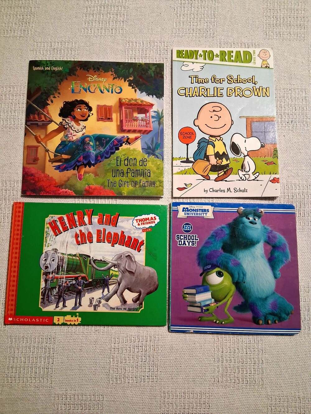 Simon Spotlight Time for School Charlie Brown Childrens Book